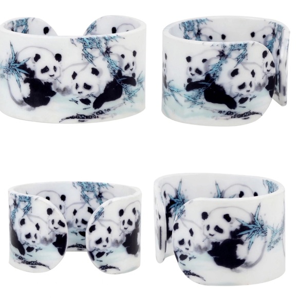 Last One of the Save the Panda’s Bohemian Acrylic Bracelet NWT - Picture 3 of 7